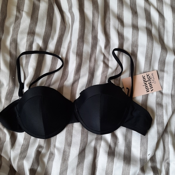 Unique Vintage Bandeau Swim/Bikini Top - Picture 4 of 7